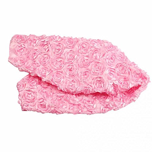 Wuiyepo 100*130cm Baby Photography Prop Rose Background Blanket (Pink)
