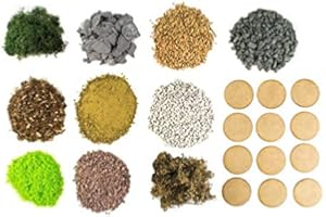 War World Gaming Kit Basette Miniature e Materiali Base - 28mm Scala Wargame Terrain Diorama Scenario Guerra Miniature Accessori Paesaggio Modello Figure Spedizione Tracciata