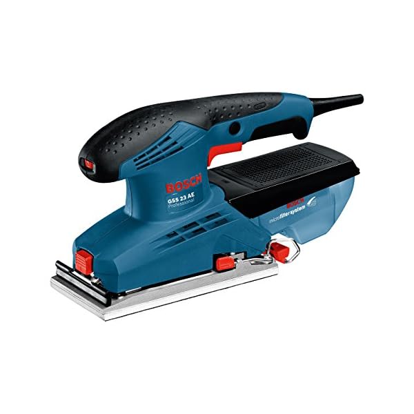 Bosch Professional Schwingschleifer GSS 23 AE (190 Watt, Schwingschleif-Ø: 2 mm, im Koffer)