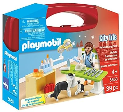 Playmobil - 5653 - Jeu - Valisette Vétérinaire