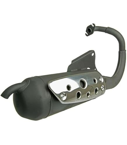 Uitlaat Tomos A3 / A35 25mm Tecno Circuit blank met aluminium demper