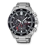 CASIO Herren Chronograph Solar Uhr mit Edelstahl Armband EFS-S500DB-1AVUEF