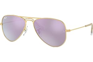 Ray-Ban 0rj9506s Gafas de Sol, Matte Gold, 50 Unisex-Niño