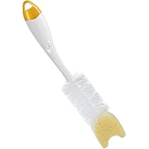 Lot De 2 Goupillons Nuc 2 En 1 Avec éponge - Pour Le Nettoyage De Biberons Et Petites Bouteilles