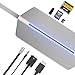 Produktbild USB C HUB TF/CF/SD Kartenleser + USB 3.1 HDMI, VGA Aluminiumlegierung USB-C Konverter Type-C * 1 Type-A * 1, 3,5 Mm Kopfhörerbuchse * 1 Adapter