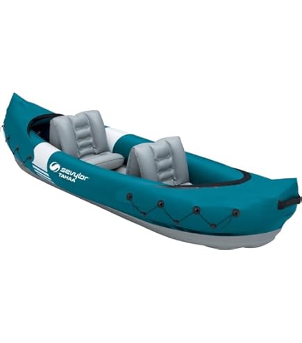 AQUA MARINA TOMAHAWK Kayak Gonfiabile Barca Canoa Pvc Gommone Zattera Pompa A Pale In Alluminio Sedile Manometro Drop-stch Laminato - Foto 11