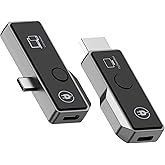 Coverzone Kablosuz Ekran Yayınlayıcı & Alıcı - 1080p 60Hz HDMI Kablosuz Ekran Adapt&ouml;r&uuml;, USB-C, DP-ALT, 5GHz WiFi, Tak &Ccedil;alıştı