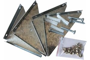 Gardiun Kit Ancrage pour Abri de Jardin 12x12x3 cm