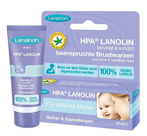 Lansinoh HPA Lanolin 10 ml Conditions, Soothes & Protects Stressed Nipples