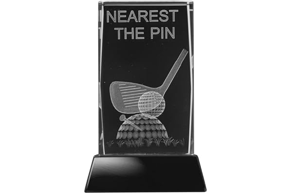 Longridge Golf Nearest The Pin Trophy 95 mm, klar