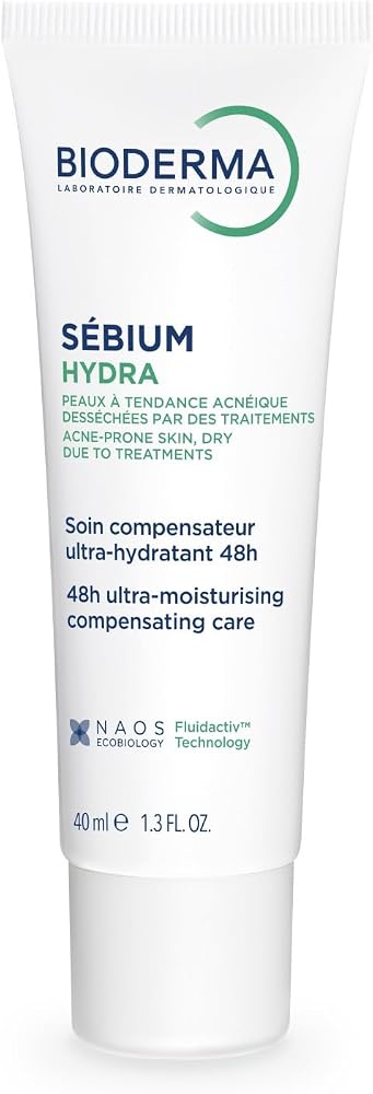 Bioderma Sébium Hydra Yoğun Nemlendirici Seramid İçeren Kurutucu Akne Tedavisi Yatıştırıcı Bakım Kremi 40 ml