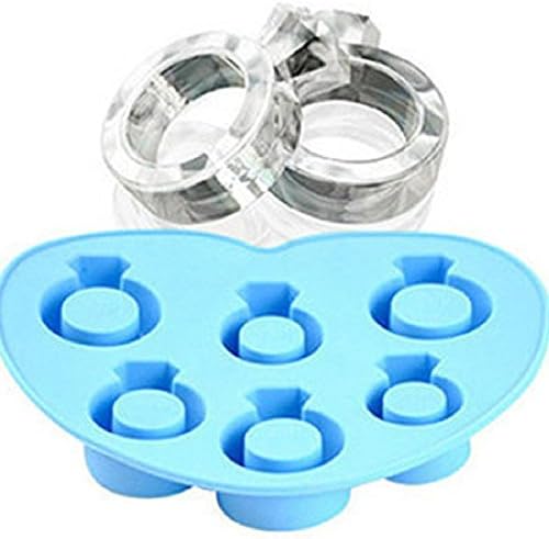 Diamond Ring Silicone Mold Ice Tools Chocolate Ice Mould Random Diy home