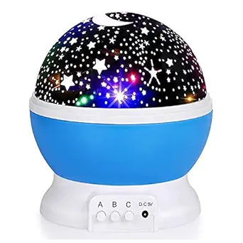 Jiya Enterprise Romantic Sky Star Master Lighting USB LED Lamp Night Light Projector - Multicolour