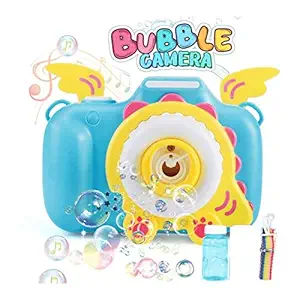 VikriDa Cute Camera Shape Bubble Machine with Bubble Solution (Style6)