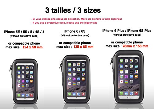 Soporte BrainWizz Motocicleta moto ciclomotor brazo articulado con el caso del iPhone 6 6S a prueba de agua y smartphones tama o equivalente 135mm x 65mm reviews Soporte BrainWizz Motocicleta moto ciclomotor brazo articulado con el caso del iPhone 6 6S a prueba de agua y smartphones tama o equivalente 135mm x 65mm