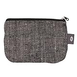  Handtaschen Koffer Mittel Schwarz Kulturtasche - 100% Leinen - Leinwand Kosmetiktasche  Handgefertigte durch ThingStories