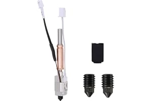 LANKEGU Upgrade Hotend Kit per Kobra 3, 24 V 60 W Riscaldamento in ceramica, testina di pressione, Hot End Kit con ugello da 0,2/0,4/0,6 mm in acciaio temprato per Kobra 3, Kobra 3 Combo