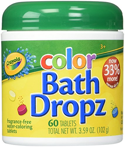 Play Visions Crayola Bath Dropz 3.59 oz,60 TABLETS Model: by Toys & Child