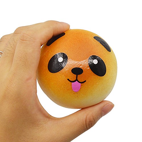 Gosear 12 Pcs Kawaii Mini Matschig Weich Simuliert Food Panda Brot Kuchen Brötchen Anhänger Schlüsselanhänger Schlüsselanhänger Handy Kette Riemen Ornamente Zubehör Random-Stil - 3