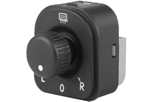 Broco Elektrischer Einstellknopf Seitenspiegel Steuerschalter Seitenspiegel Control Switch Knob for Golf 5 Jetta MK5 Pessat 1K0959565H 1K0959565F 1K0959565K