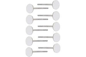 joyMerit 5x 925 Sterling Silver Blank Ear Stud Sliver Earrings Posts Flat Pad DIY Craft - 3MM