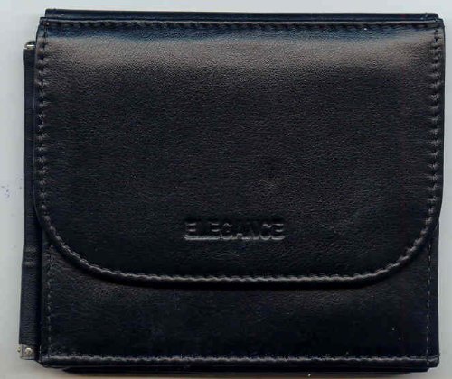 Preisvergleich Produktbild Dollarclip Leder in schwarz - HJP Design ELEGANCE 3734.01