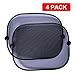 Car Sun Shade for Baby, Mudder Baby Sunshade with UPF 30+, Vehicle Side Window Sunshades (4 Pack) with Stick Suction Cups for Car UV Protection - Easy to Stick and Fold
