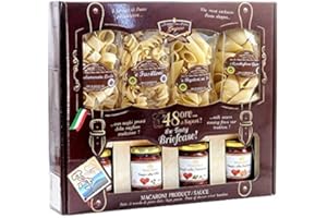 LA FABBRICA DELLA PASTA DI GRAGNANO 48 heures de saveur Coffret Surprise avec Pâtes de Gragnano IGP 250 gr et sauces prêtes à l'emploi 180 gr
