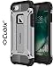 Cubix® Shock Proof Case For Apple iPhone 7 Tough Armor Tech Series Back Cover case With Premium Carbon Fiber Texture 4 Side Air Cushion Extra Soft Buttons - Grey RS.650.00