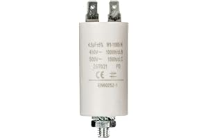 NEDIS Fixapart W1-11005N Capacitor 4.5µF 450V, Motor Start Run, Cylindrical, White