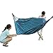Produktbild Lanlan Leinwand Hängematte Outdoor tragbar Haarverdichtung Double zum Aufhängen Bett Spreizstab Hängematte 150 cm in Breite für Camping Garten, königsblau