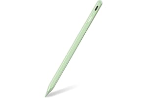 Metapen Stylet A8 Compatible avec Apple iPad 2018-2025 pour iPad 11 A16/10/9/8/7/6,Pro 3/4/5/6/M4,Air 3/4/5/M2/M3,Mini 5/6,Pencil Charge Rapide,Reject de Paume,Détection d'inclinaison (Vert)