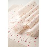 Kalpli Pelur Kağıdı 50x70 cm, 10 Adet | Kırmızı Kalp Desenli, Hediye Paketleme, İnce &amp; Şeffaf, Kutu Dolgu Kağıdı, Sevgililer 