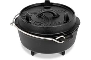 ‎PETROMAX Petromax Feuertopf - Dutch Oven aus Gusseisen für Kochen und Backen