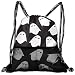 Produktbild Kotdeqay Personalized Ghost Halloween Pattern.jpg Drawstring Sports Nackpack with Mesh Pocket Cinch Bags