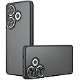 SEIAIYG Case for Xiaomi Poco F6 5G, Lightweight Hybrid Hard PC + Soft TPU Bumper Shockproof Protective Case cover [Translucent Frosted Designed], Black