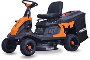 Trattorino Tagliaerba a Benzina FUXTEC FX-RMR66 - Motore 4 Tempi OHV, Larghezza Taglio 65 cm, Cesto 150L, eStart