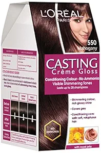 LOreal Casting Creme Gloss Hair Color - Mahogany 550, Pack
