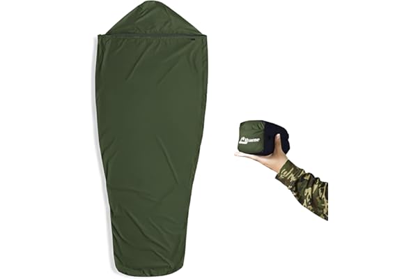 Litume Bivy Sack Housse de Sac de Couchage imperméable Style Momie Abri Compact et léger pour Camping furtif