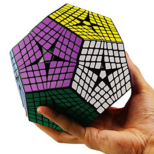 ZMH 8X8x8 Black 12 Of 5 Rubik's Cube, Difficult And Strange Rubik's Cube Shape Professional Difficulty High-Order Variant Variant Cube