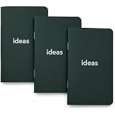 PATARA Cep Not Defteri, 3'l&uuml; Defter Seti, Noktalı Mini Defter, 48 Sayfa | IDEAS &mdash; Pocket Notebook &bull; K&uuml;&ccedil;&uuml;k Not Defteri &bull; 100 g
