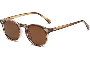 LOJUDI Sonnenbrille Kinder Mädchen Jungen - Polarisierte Rund Verspiegelt Sonnenbrillen UV400 Schutz Kindersonnenbrille für 3-12 Jahre