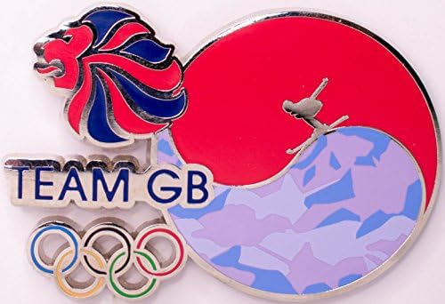 Official Team GB Korean Flag PyeongChang Winter Olympic Pin