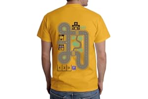 SHIRTGEIL T-shirt męski ulica do zabawy u taty na plecach podczas snu taty