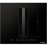 Corber&oacute; &ndash; Flexi Induction Plate | 4 Burners | 7000 W | Touch Control | Boosters and Timer | Integrated Hood | 5 Levels Extrac