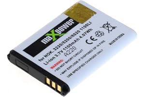 Mobilfunk Krause - Akku MaxPower für Nokia 5200 1100mAh Li-Ionen (BL-5B)