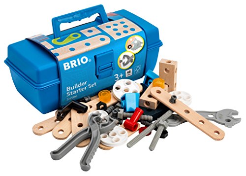 bieten BRIO 34586 - Builder Box 48-teilig, Bau Konstruktionsspielzeug