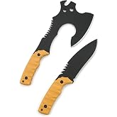 Orret Home Kamp Baltası ve Bı&ccedil;ak Seti Deri Kılıflı Outdoor Balta Bı&ccedil;ak Seti Kamp Bı&ccedil;ağı Avcı Bı&ccedil;ağı &Ccedil;ok Ama&ccedil;lı Survival Set (