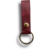 Hakiki Deri &Ccedil;ıt &Ccedil;ıtlı Anahtarlık, Minimal Anahtarlık, &Ccedil;ıt &Ccedil;ıtlı &Ccedil;antaya Asılabilir Anahtarlık (bordo)