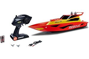 Carson 500108058 RC Rescue 2.4G 100% RTR - Bateau télécommandé, Bateau RC, Jouet télécommandé pour Enfants et Adultes, radiocommande Incluse